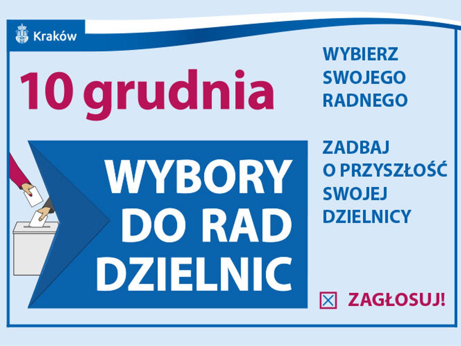 Ju W Niedziel Grudnia Wybory Do Rad Dzielnic Miasta Krakowa