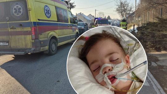 Cholerzyn, wypadek drogowy, potrącenie dziesięciolatki, śmigłowiec LPR, lotniczo pogotowie ratunkowe, 10-letnia Laura, 10-letnia Laura walczy o życie