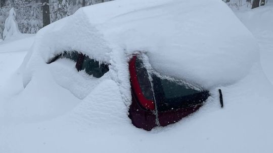 Bania Góra, Beskidy, Podhale, Zawoja, trudne warunki na Babiej Górze, atak zimy na Babiej Górze