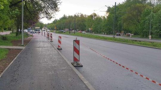 Na zdjęciu prace drogowe na jednej z ulic w Krakowie