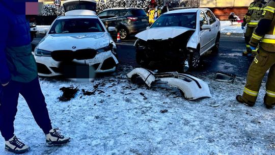 Poronin, wypadek drogowy, Boże Narodzenie, Podhale, wypadek na Podhalu, jedna osoba poszkodowana