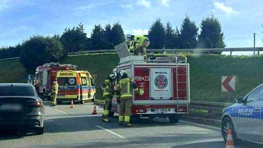 Zakopianka, Chabówka, Kraków, Zakopane, Podhale, wypadek drogowy, wypadek motocyklisty, zdarzenie drogowe