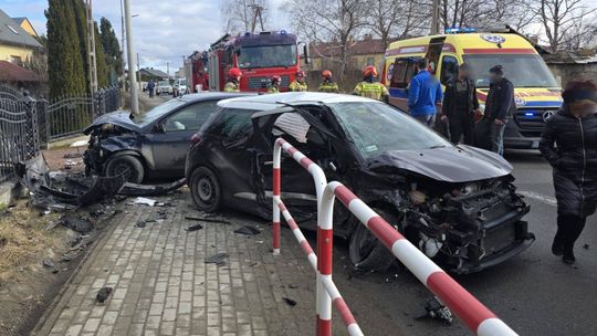 Gorlice, powiat gorlicki, wypadek w Gorlicach, wypadek na ul Sikorskiego, ulica Sikorskiego w Gorlicach