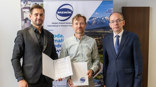 Kolejny krok w modernizacji oczyszczalni w Nowym Targu. Podpisano umowę wartą blisko 4 mln zł