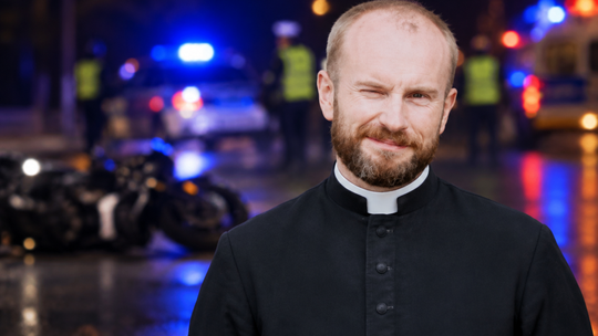 Ksiądz Przemysław Druszcz potrącony przez motocyklistę w Myślenicach. Apel o modlitwę