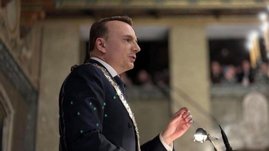Łukasz Gibała zaprzysiężony na prezydenta Krakowa. Zapowiada wielkie zmiany [FOTO, FILMY]