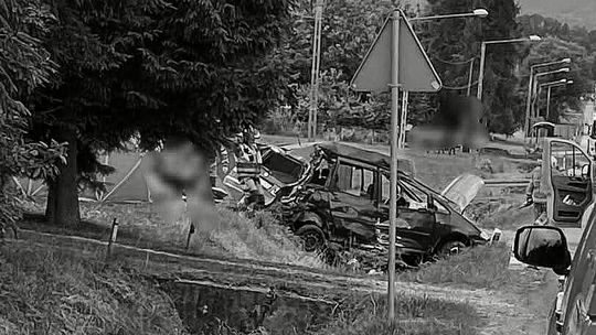 wypadek Spytkowice, śmierć 8-latka Spytkowice, Chyżnianka wypadek, tragiczny wypadek Spytkowice, wypadek samochodowy Spytkowice