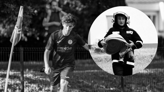 Garbarz Zembrzyce, OSP Zembrzyce, LKS Strzelec Budzów, tragiczna śmierć strażaka, tragiczna śmierć piłkarza, strażak, piłkarz, tragiczny wypadek w powiecie Suskim