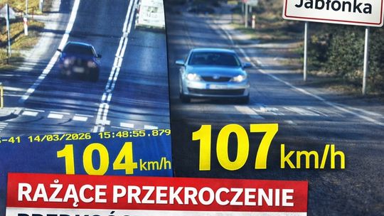 Jabłonka, Podhale, przekroczenie prędkości, policja, piraci drogowi, na sygnale, mandaty, prawo jazdy