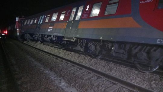 Smroków, wykolejenie pociągu, pociąg wykoleił się w miejscowości Smroków