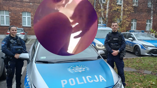 Kraków, pożar mieszkania w Krakowie, bohaterska postawa policjantów z Krakowa, akcja ratunkowa w Krakowie