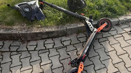 Potrącenie 15-latka na hulajnodze elektrycznej w Nowym Targu [ZDJĘCIA]