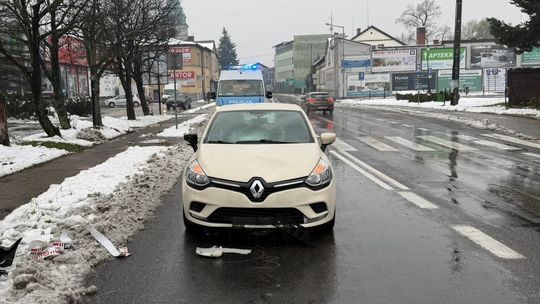 Kęty, wypadek drogowy, potrącenie pieszej, powiat oświęcimski, na sygnale, wypadek