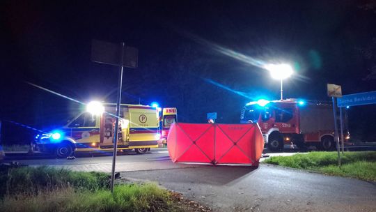 Poważny wypadek na DK28. Motocyklista trafił śmigłowcem do szpitala [ZDJĘCIA]