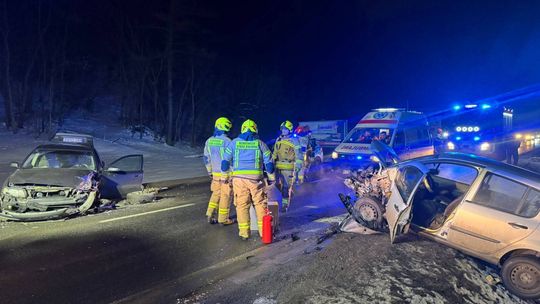 Zakopianka, Biały Dunajec, powiat tatrzański, Zakopiańska policja, na sygnale, wypadek drogowy