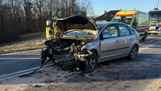 Świątniki Górne, powiat krakowski, wypadek w świątnikach górnych, wypadek w powiecie krakowskim, jedna osoba ranna w wypadku na terenie miejscowości Świątniki Górne