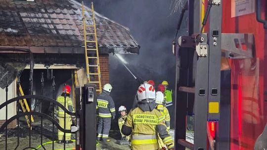 Barcice Dolne, Sądecczyzna, powiat nowosądecki, Nowy Sącz, pożar, straż pożarna