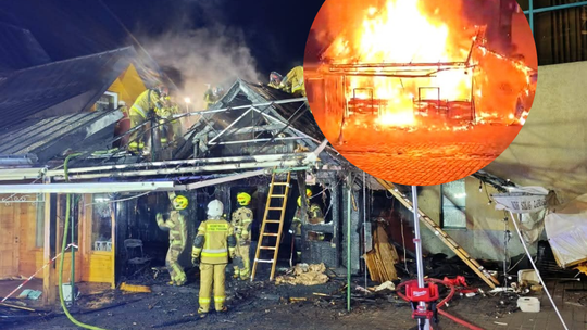 Restauracja, Zakopane, Krupówki, pożar na krupówkach, pożar w Zakopanem, dramatyczny pożar w Zakopanem, Podhale, straż pożarna, akcja gaśnicza