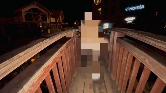 Zakopane, Krupówki, film porno, publiczna obnażanie się, film dla dorosłych, skandal na krupówkach, skandal w Zakopanem