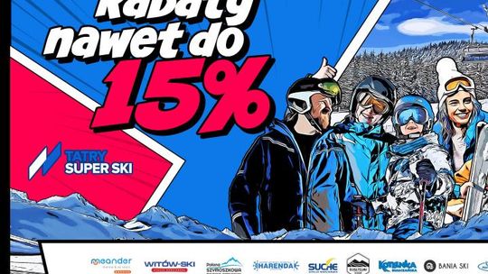 Skipass, Tatry Super Ski, promocja, zniżka, skipass na ośrodki narciarskie, ośrodki narciarskie w Tatrach