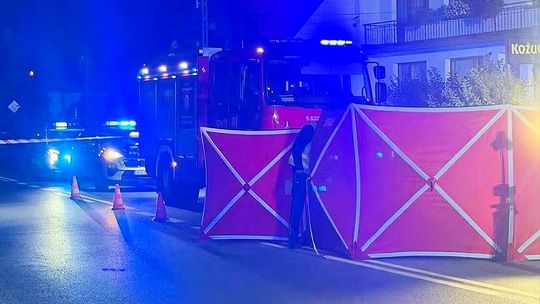 Śmiertelne potrącenie w Waksmundzie. Pieszy zginął na miejscu [ZDJĘCIA]