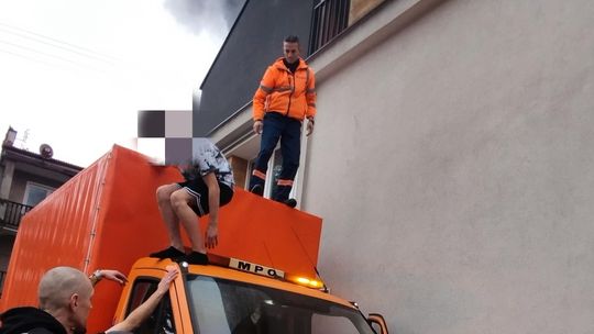 Nowa Huta, Kraków, pożar na ulicy Klasztornej w Nowej Hucie, bohater z MPO,