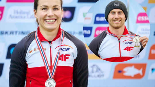 Łyżwiarstwo szybkie, panczeniści, Damian Żurek, Kaja Nogal Ziomek, reprezentanci Polski, Polska, hamar, Norwegia, puchar świata