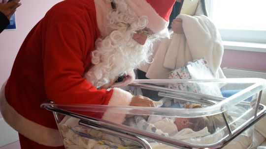 Mikołajki, Szpital w Nowym Targu, odwiedziny, Mikołaj w nowotarskim szpitalu, wizyta, Mikołajki