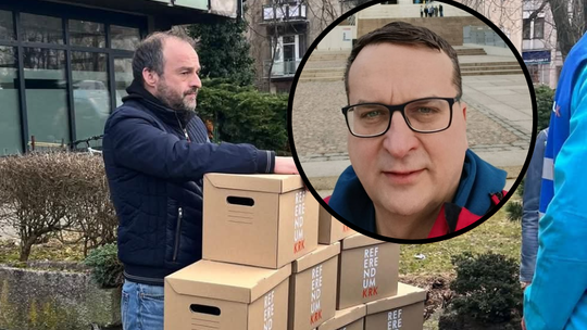 Łukasz Wantuch, referendum w Krakowie, podpisy pod wnioskiem o referendum, referendum w Krakowie, Kraków