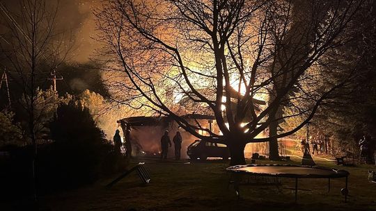 Śledziejowice, powiat wielicki, tragedia w powiecie wielickim, pożar w powiecie wielickim, na sygnale