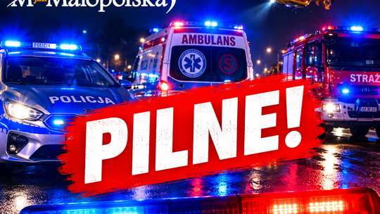 Tragiczny wypadek na os. Na Kozłówce w Krakowie. Nie żyje 16-latek