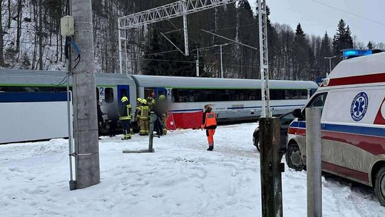 Biały Dunajec, tragedia w Białym Dunajcu, na sygnale, akcja ratunkowa, akcja ratownicza, wypadek na torach, wypadek, śmierć na torach