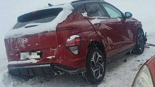 Spytkowice, powiat nowotarski, Podhale, wypadek w zimowych warunkach, na sygnale, zima zaatakowała w Małopolsce, kolejne opady śniegu