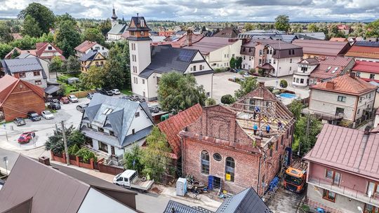 Trwa remont synagogi w Czarnym Dunajcu. Powstanie Centrum Dialogu Międzynarodowego