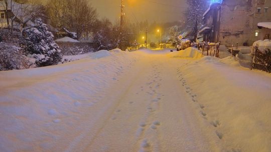 Małopolska, zima, atak zimy w Małopolsce, Podhale góry, południe Polski, intensywne opady śniegu, gołoledź