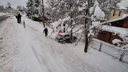 Rabka-Zdrój, Podhale, wypadek drogowy, kolizja drogowa, na sygnale, akcja ratunkowa