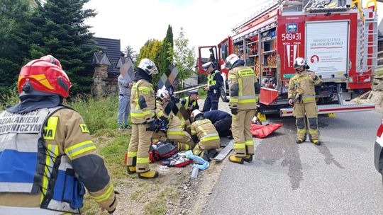 Wypadek na quadzie, wypadek w Kościelisku, Kościelisko, Podhale, służby ratunkowe, na sygnale, jazda w terenie, pojazdy terenowe