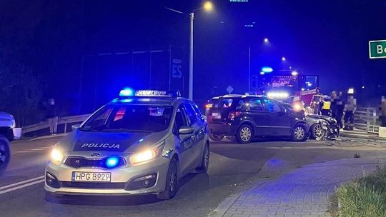 Zderzenie na Zakopiance w Białym Dunajcu. Jedna osoba poszkodowana [ZDJĘCIA]