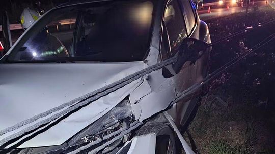 Zderzenie samochodów na S7 w Poskwitowie. Utrudnienia w kierunku Krakowa [ZDJĘCIA]