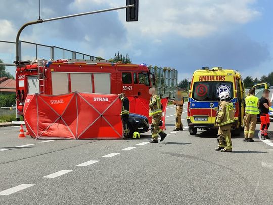 W tragicznym wypadku na DK94 w Wieliczce zginął 16-letni motocyklista