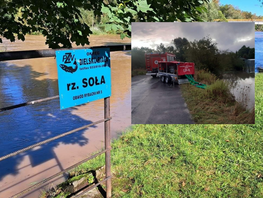 Alarm przeciwpowodziowy w Oświęcimiu. Brzeszcze pod wodą