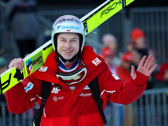 Na zdjęciu Aleksander Zniszczoł, który zajął trzecie miejsce w Lahti