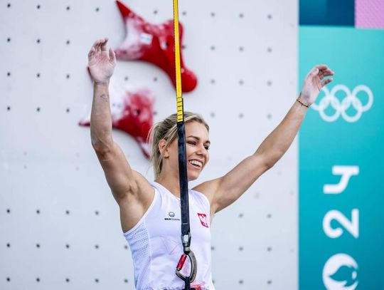 Na zdjęciu Aleksandra Mirosław, złota medalistka olimpijska