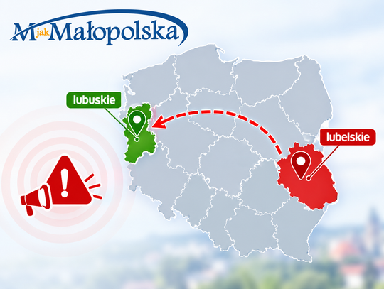 Alert RCB trafił nie tam, gdzie trzeba. Pomylili województwo lubelskie z lubuskim!
