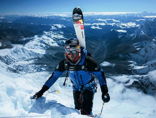 Andrzej Bargiel, zjazd Andrzeja Bargiela z Mount Everestu, zjazd na nartach, Himalaje, góry, ekstremalny wyczyn