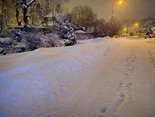 Atak zimy w Małopolsce: Nawet 20 cm śniegu i paraliż na drogach regionu Atak zimy, opady śniegu, zima, Małopolska, intensywne opady śniegu w Małopolsce