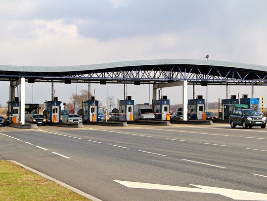 Punkt poboru opłat Balice na autostradzie A4.
