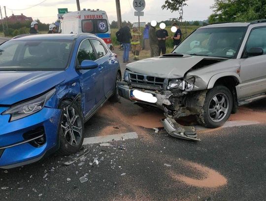 Bębło. Kolejne zderzenie samochodów na trasie Kraków-Olkusz [FOTO]