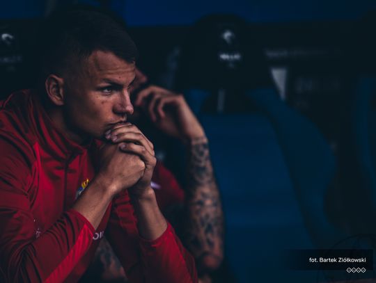 Na zdjęciu piłkarze Wisły Kraków przeżywający porażkę z Lechią Gdańsk