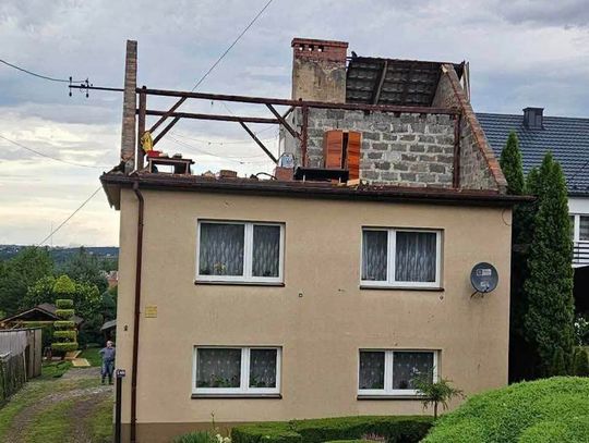 Burze w Małopolsce. Dobczyce najbardziej ucierpiały po nawałnicy [ZDJĘCIA]